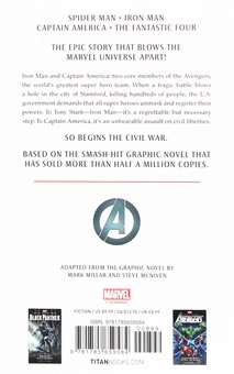Паперова книга «Marvel novels - Civil War», автор Стюарт Мур - фото №2 - мініатюра