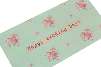 «Конверт для денег Mirabella Postcards Happy Wedding Day», бренда Mirabella Postcards - фото №2 - миниатюра