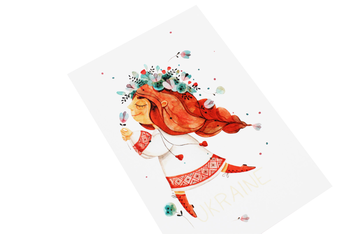  «Листівка Ukraine. Квітковий день», бренда PollyArt - фото №3 - миниатюра