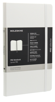  «Записная книга Moleskine PRO недатированная серая (PROPFNTB3HG24)», бренда Moleskine - фото №3 - миниатюра