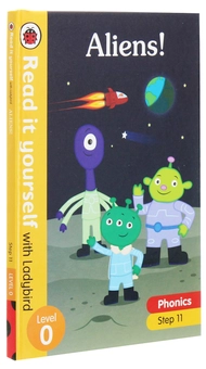 Бумажная книга «Aliens! Read it yourself with Ladybird Level 0: Step 11» - фото №3 - миниатюра
