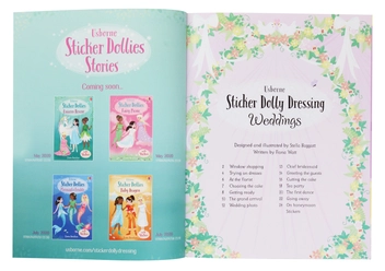 Бумажная книга «Sticker Dolly Dressing. Weddings», автор Фиона Уотт - фото №4 - миниатюра