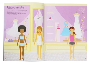 Бумажная книга «Sticker Dolly Dressing. Weddings», автор Фиона Уотт - фото №5 - миниатюра