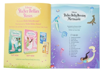 Бумажная книга «Sticker Dolly Dressing. Mermaids», автор Фиона Уотт - фото №4 - миниатюра