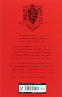 Паперова книга «Harry Potter and the Order of the Phoenix. Gryffindor Edition», автор Джоан Ролінґ - фото №2 - мініатюра