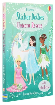 Паперова книга «Sticker Dolly Stories. Unicorn Rescue», автор Занна Девідсон - фото №3 - мініатюра