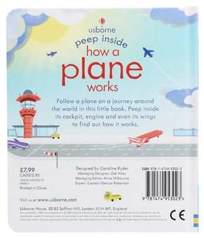 Бумажная книга «Peep Inside How a Plane Works», автор Лара Браян - фото №2 - миниатюра