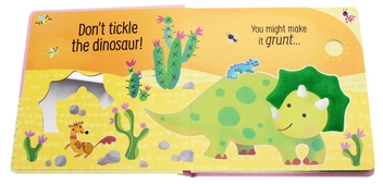 Паперова книга «Don't Tickle the Dinosaur!», автор Сем Теплін - фото №4 - мініатюра