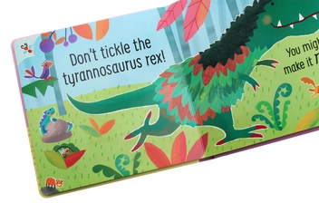 Паперова книга «Don't Tickle the Dinosaur!», автор Сем Теплін - фото №6 - мініатюра