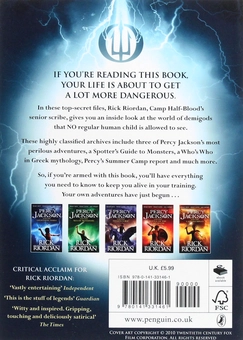 Бумажная книга «Percy Jackson. The Demigod Files», автор Рик Риордан - фото №2 - миниатюра