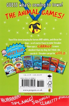 Бумажная книга «The Hundred-Mile-an-Hour Dog Goes for Gold!», автор Джереми Стронг - фото №2 - миниатюра