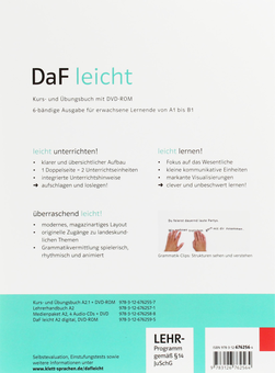 Паперова книга «DaF leicht. Kurs- und Ubungsbuch A2.2 (+ DVD-Rom)» - фото №2 - мініатюра