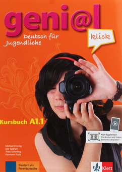 Бумажная книга «geni@l klick. Kursbuch A1.1», автор Майкл Кениг - фото №1 - миниатюра
