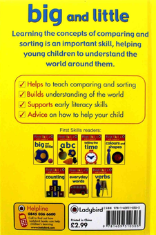 Паперова книга «First Skills: Big and Little», автор Леслі Кларк - фото №5 - мініатюра