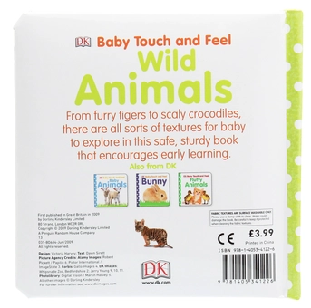 Бумажная книга «Baby Touch and Feel Wild Animals» - фото №2 - миниатюра
