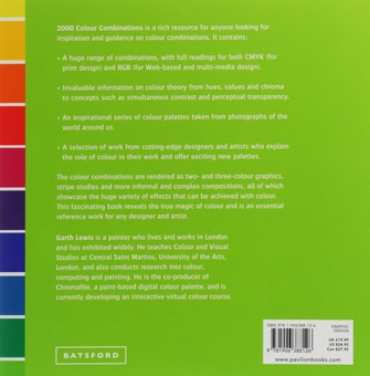 Бумажная книга «2000 Colour Combinatios for graphic, textile and craft designers», автор Гарт Льюис - фото №3 - миниатюра