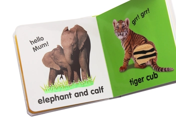 Бумажная книга «Baby Touch and Feel Wild Animals» - фото №5 - миниатюра