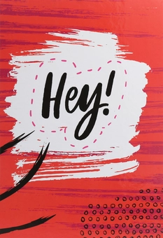 Бумажная книга «Hey! Блокнот для записів» - фото №1 - миниатюра