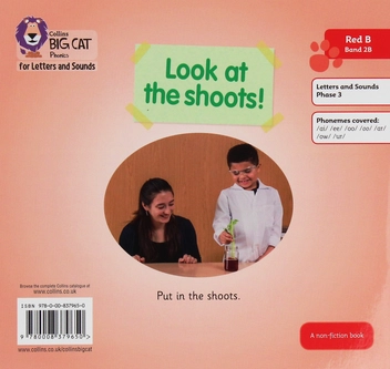 Паперова книга «Look at the shoots! Collins Big Cat Phonics for Letters and Sounds. Band 02b/Red B», автор Клер Велш - фото №2 - мініатюра