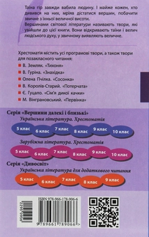 Бумажная книга «Українська література. 5 клас (+ щоденник читача)», автор Валентина Паращич - фото №2 - миниатюра