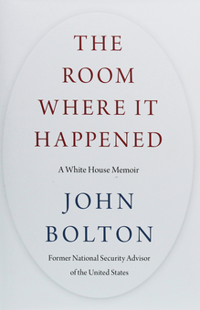 Паперова книга «The Room Where It Happened», автор Джон Болтон Сміт - фото №1 - мініатюра