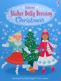 Бумажная книга «Sticker Dolly Dressing Christmas », авторов Катриона Кларк, Леоне Пратт - фото №1 - миниатюра