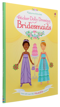 Бумажная книга «Sticker Dolly Dressing Bridesmaids», автор Люси Боумэн - фото №3 - миниатюра