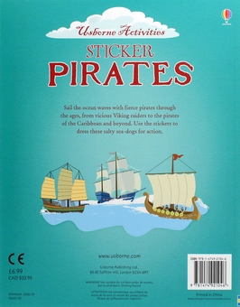 Паперова книга «Sticker Dressing Pirates», автор Луї Стовелл - фото №2 - мініатюра