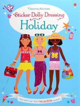 Бумажная книга «Sticker Dolly Dressing Holiday», автор Люси Боумэн - фото №1 - миниатюра