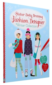 Бумажная книга «Sticker Dolly Dressing Fashion Designer. Winter Collection», автор Фиона Уотт - фото №3 - миниатюра