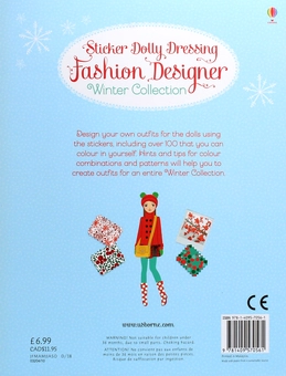 Бумажная книга «Sticker Dolly Dressing Fashion Designer. Winter Collection», автор Фиона Уотт - фото №2 - миниатюра