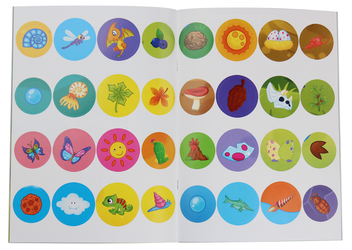 Paper book «The first coloring pages with a color outline for kids. Dinosaurs. 32 big stickers» - фото №5 - миниатюра