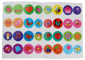 Paper book «The first coloring pages with a color outline for kids. Magic fairies. 32 big stickers» - фото №5 - миниатюра