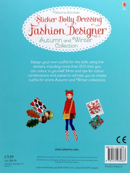 Бумажная книга «Sticker Dolly Dressing Fashion Designer. Autumn and Winter Collection», автор Фиона Уотт - фото №2 - миниатюра