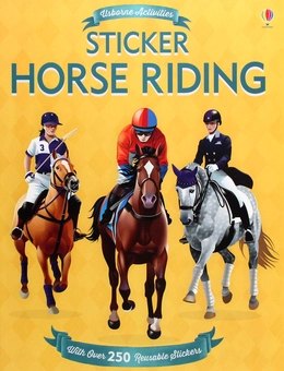 Бумажная книга «Sticker Horse Riding», автор Джонатан Мелмот - фото №1 - миниатюра