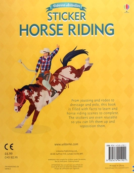 Бумажная книга «Sticker Horse Riding», автор Джонатан Мелмот - фото №2 - миниатюра