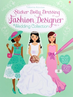 Паперова книга «Sticker Dolly Dressing Fashion Designer. Wedding Collection», автор Фіона Вотт - фото №1 - мініатюра