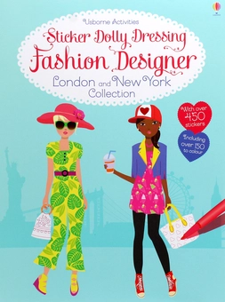 Бумажная книга «Sticker Dolly Dressing Fashion Designer. London and New York Collection», автор Фиона Уотт - фото №1 - миниатюра