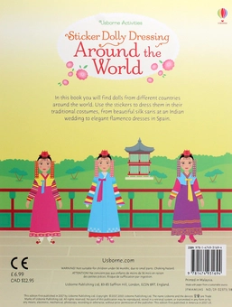 Бумажная книга «Sticker Dolly Dressing Around the World», автор Эмили Боун - фото №2 - миниатюра