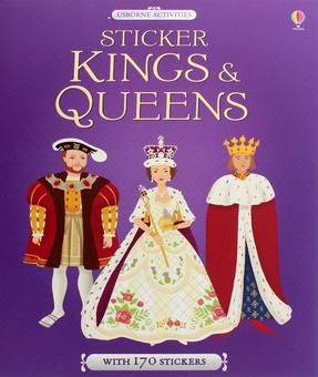 Паперова книга «Sticker Kings & Queens», авторів Анна Міллард, Рут Брокльхерст - фото №1 - мініатюра