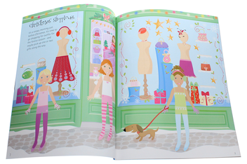 Бумажная книга «Sticker Dolly Dressing Christmas », авторов Катриона Кларк, Леоне Пратт - фото №4 - миниатюра