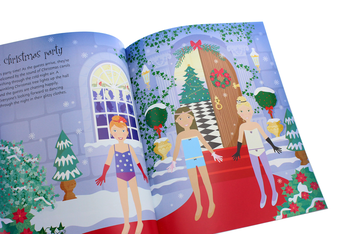 Бумажная книга «Sticker Dolly Dressing Christmas », авторов Катриона Кларк, Леоне Пратт - фото №5 - миниатюра