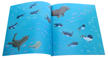 Бумажная книга «Snow Penguin», автор Тони Миттон - фото №4 - миниатюра