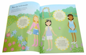 Бумажная книга «Sticker Dolly Dressing Bridesmaids», автор Люси Боумэн - фото №4 - миниатюра