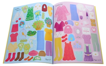 Бумажная книга «Sticker Dolly Dressing Bridesmaids», автор Люси Боумэн - фото №6 - миниатюра