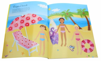 Бумажная книга «Sticker Dolly Dressing Holiday», автор Люси Боумэн - фото №4 - миниатюра