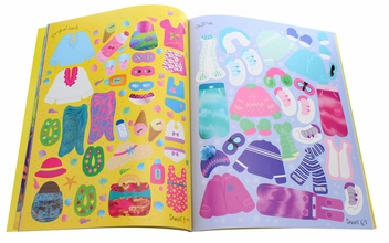Бумажная книга «Sticker Dolly Dressing Holiday», автор Люси Боумэн - фото №6 - миниатюра
