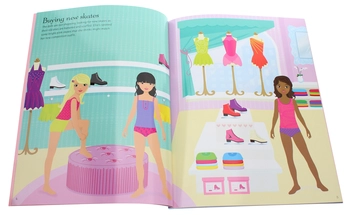 Бумажная книга «Sticker Dolly Dressing Ice Skaters», автор Фиона Уотт - фото №5 - миниатюра