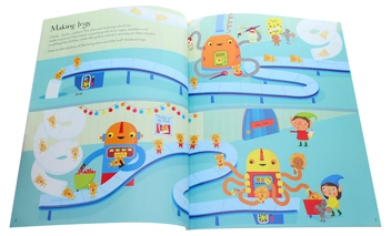 Бумажная книга «Santa's Elves Sticker Book», автор Фиона Уотт - фото №4 - миниатюра