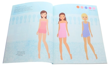Бумажная книга «Sticker Dolly Dressing Fashion Designer. London and New York Collection», автор Фиона Уотт - фото №4 - миниатюра